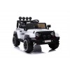 Auto Macchina Elettrica per Bambini Fuoristrada Bianca 12V MP3 Led con Telecomando Full Optional Sedili in Pelle