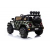 Auto Macchina Elettrica per Bambini Fuoristrada Army 12V MP3 Led con Telecomando Full Optional