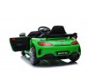 Auto Macchina Elettrica per Bambini Mercedes AMG GTR 12V Porte Apribili Full Optional con telecomando Verde