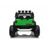 Auto Macchina Elettrica Fuoristrada Big Adventure 24V Verde per Bambini 2 RUOTE IN GOMMA  Posti Full Optional sedile in pelle telecomando porte apribili