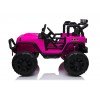 Auto Macchina Elettrica Fuoristrada Big Adventure 24V Rosa per Bambini 2 RUOTE IN GOMMA Posti Full Optional sedile in pelle telecomando porte apribili