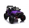 Auto Macchina Elettrica Fuoristrada Big Adventure 24V Viola per Bambini 2 Posti Full Optional sedile in pelle telecomando porte apribili