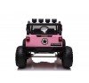 Auto Macchina Elettrica Fuoristrada Big Adventure 24V rose per Bambini 2 Posti Full Optional RUOTE IN GOMMA sedile in pelle telecomando porte apribili