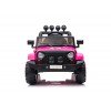 Auto Macchina Elettrica per Bambini Fuoristrada Adventure Rosa 12V MP3 Led con Telecomando Full Optional Sedili in Pelle