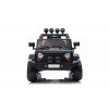 Auto Macchina Elettrica Fuoristrada Adventure per Bambini Nera 12V MP3 Led con Telecomando Full Optional Sedili in Pelle