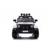 Auto Macchina Elettrica per Bambini Fuoristrada Bianca 12V MP3 Led con Telecomando Full Optional Sedili in Pelle