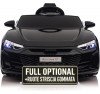 Auto Macchina Elettrica per Bambini 12V Audi RS e-tron GT Sedile Pelle con Telecomando Nera