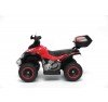 Quad Elettrico Per Bambini Racer Rosso con luci suoni Mp3  bauletto marcia avanti indietro e accellelratore