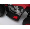 Quad Elettrico Per Bambini Racer Rosso con luci suoni Mp3  bauletto marcia avanti indietro e accellelratore