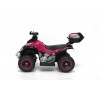 Quad Elettrico Per Bambini Racer  Rosa con luci suoni Mp3  bauletto marcia avanti indietro e accellelratore