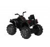 Super Quad Lander elettrico per Bambini 12V doppio motore Full optional con Ammortozzatori Nero con Telecomando