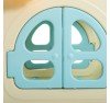 Casetta Per Bambini Partyfun multifunzione con canestro porte e finestre apribili H117 X L163 X L146