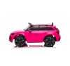 Auto Macchina Elettrica per Bambini 12V Audi RS 6 Sedile Pelle con Telecomando Rosa