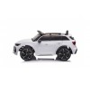 Auto Macchina Elettrica per Bambini 12V Audi RS 6 Sedile Pelle con Telecomando Bianca