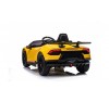 Auto Macchina Elettrica per Bambini 12V Lamborghini Huracán Gialla con Telecomando Porte apribili Led e suoni Mp3