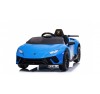 Auto Macchina Elettrica per Bambini 12V Lamborghini Huracán Blue con Telecomando Porte apribili Led e suoni Mp3