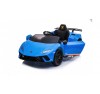 Auto Macchina Elettrica per Bambini 12V Lamborghini Huracán Blue con Telecomando Porte apribili Led e suoni Mp3