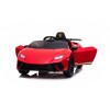 Auto Macchina Elettrica per Bambini 12V Lamborghini Huracán Rossa con Telecomando Porte apribili Led e suoni Mp3