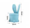 Sedia Portagiochi Bunny per Bambini Mobiletto 2 in 1 misure H53 x L32 x P32 