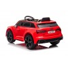 Auto Macchina Elettrica per Bambini 12V Audi RS 6 Sedile Pelle con Telecomando Rossa