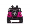 Auto Macchina Elettrica Jeep Wrangler Rubicon 12V per Bambini porte apribili Con telecomando Full accessori (Rosa)