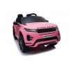 Auto Macchina Elettrica Range Rover Evoque 12V per Bambini porte apribili Con telecomando Full accessori (ROSA)