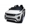 Auto Macchina Elettrica Range Rover Evoque 12V per Bambini porte apribili Con telecomando Full accessori (BIANCA)