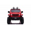 Auto Macchina Elettrica Jeep Wrangler Rubicon 12V per Bambini porte apribili Con telecomando Full accessori (Rossa)