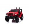 Auto Macchina Elettrica Jeep Wrangler Rubicon 12V per Bambini porte apribili Con telecomando Full accessori (Rossa)