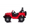 Auto Macchina Elettrica Jeep Wrangler Rubicon 12V per Bambini porte apribili Con telecomando Full accessori (Rossa)