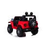 Auto Macchina Elettrica Jeep Wrangler Rubicon 12V per Bambini porte apribili Con telecomando Full accessori (Rossa)