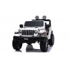 Auto Macchina Elettrica Jeep Wrangler Rubicon 12V per Bambini porte apribili Con telecomando Full accessori (Bianca)