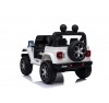 Auto Macchina Elettrica Jeep Wrangler Rubicon 12V per Bambini porte apribili Con telecomando Full accessori (Bianca)