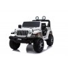 Auto Macchina Elettrica Jeep Wrangler Rubicon 12V per Bambini porte apribili Con telecomando Full accessori (Bianca)