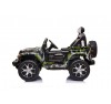 Auto Macchina Elettrica Jeep Wrangler Rubicon Militare 12V per Bambini porte apribili Con telecomando Full accessori (Army)