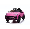 Auto Macchina Elettrica per Bambini 12V Lamborghini URUS con Telecomando Rosa Porte apribili Led e suoni Mp3