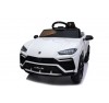 Auto Macchina Elettrica per Bambini 12V Lamborghini URUS Bianca con Telecomando Porte apribili Led e suoni Mp3