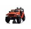 Auto Macchina Elettrica Jeep Wrangler Rubicon 12V per Bambini porte apribili Con telecomando Full accessori (Orange)