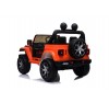 Auto Macchina Elettrica Jeep Wrangler Rubicon 12V per Bambini porte apribili Con telecomando Full accessori (Orange)