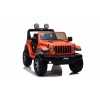 Auto Macchina Elettrica Jeep Wrangler Rubicon 12V per Bambini porte apribili Con telecomando Full accessori (Orange)