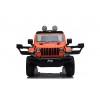 Auto Macchina Elettrica Jeep Wrangler Rubicon 12V per Bambini porte apribili Con telecomando Full accessori (Orange)