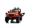 Auto Macchina Elettrica Jeep Wrangler Rubicon 12V per Bambini porte apribili Con telecomando Full accessori (Orange)