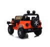 Auto Macchina Elettrica Jeep Wrangler Rubicon 12V per Bambini porte apribili Con telecomando Full accessori (Orange)