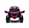 Auto Macchina Elettrica per Bambini 24V UTV CAN AM MAVERICK  Telecomando 2 Motori da 200W Porte Apribili Fucsia