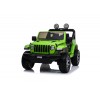 Auto Macchina Elettrica Jeep Wrangler Rubicon 12V per Bambini porte apribili Con telecomando Full accessori (Green)