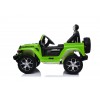 Auto Macchina Elettrica Jeep Wrangler Rubicon 12V per Bambini porte apribili Con telecomando Full accessori (Green)