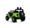 Auto Macchina Elettrica Jeep Wrangler Rubicon 12V per Bambini porte apribili Con telecomando Full accessori (Green)