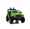 Auto Macchina Elettrica Jeep Wrangler Rubicon 12V per Bambini porte apribili Con telecomando Full accessori (Green)