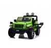 Auto Macchina Elettrica Jeep Wrangler Rubicon 12V per Bambini porte apribili Con telecomando Full accessori (Green)