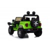 Auto Macchina Elettrica Jeep Wrangler Rubicon 12V per Bambini porte apribili Con telecomando Full accessori (Green)